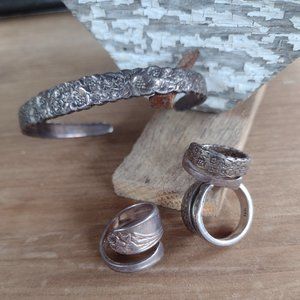 Vintage Rogers Brothers Spoon Jewelry Lot